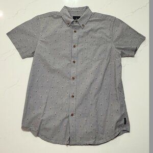Prana Button Down Short Sleeve Shirt - Men's Medium